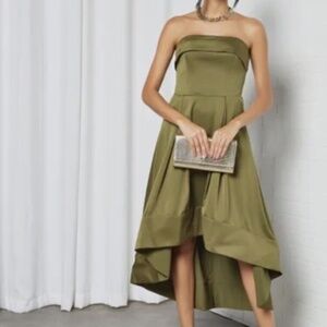 Elliot Lucia Olive Green Dress XS